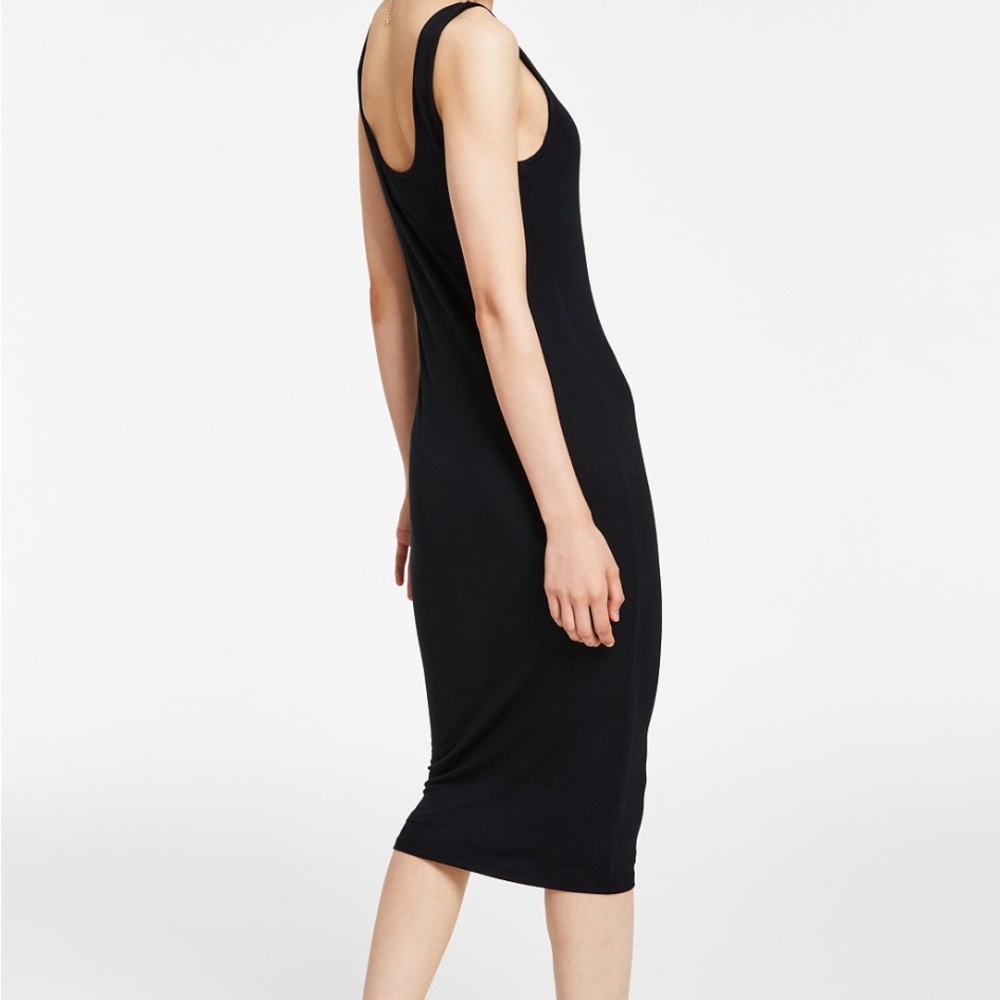 Black Maxi Ribbed Tank Dress 🖤 - Picture 12 of 12